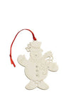Belleek Living Christmas Snowman with Gems Ornament