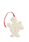 Belleek Living Christmas Snowman with Gems Ornament