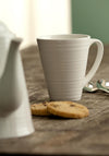 Belleek Ripple Mugs, Set of Four