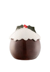 Belleek Living Christmas Pudding Sweet Jar