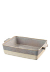 Belleek Living Porto Rectangular Baker, Grey Multi