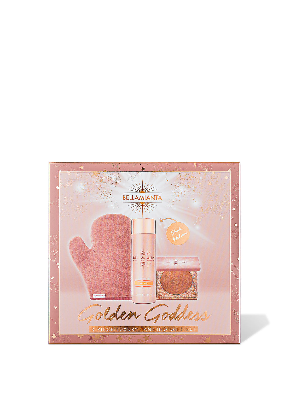 Bellamianta 3 Piece Golden Goddess Gift Set, Medium