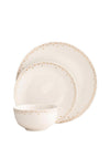 Belleek Living Star Dust 12 Piece Dinner Set, White