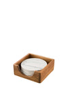 Belleek Living Marbled Set of 6 Round Coasters