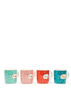 Belleek Living Love Peace Joy & Hope Set of 4 Boxed Mugs