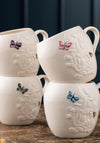 Belleek Irish Wild Rose Mug, Violet