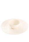 Belleek Living Trinity Knot Chip & Dip Set, White