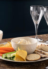 Belleek Living Trinity Knot Chip & Dip Set, White