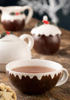 Belleek Living Christmas Pudding Tea for One