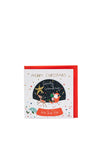 Belly Button Design Merry Christmas Lovely Grandson Greeting Card, 120 x 120mm