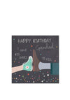 Belly Button Design Happy Birthday Grandad Card, 130 x 130mm