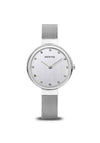 Bering Womens Classic Watch, Silver