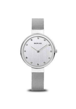 Bering Womens Classic Watch, Silver