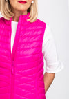 Betty Barclay Down & Feather Quilted Gilet, Hot Pink