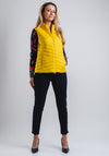 Betty Barclay Down & Feather Quilted Gilet, Yellow