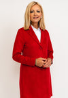Bianca Theres Suede Look Jacket, Red