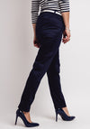 Betty Barclay Slim Leg Belted Trousers, Navy