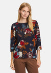 Betty Barclay Floral Top, Navy Multi