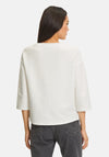 Betty Barclay Waffle Texture Top, White