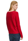 Betty Barclay Button Side Detail Knit Sweater, Red