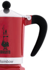 Bialetti Rainbow 6 Cup Cafetiere Expresso Maker, Red