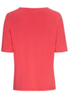 Bianca Emily Relaxed V-Neck T-Shirt, Coral