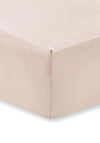 Bianca Home 400TC Cotton Sateen Fitted Sheet, Oyster