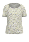 Bianca Riana Ditsy Floral Print Top, Yellow Multi