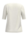 Bianca Patsy Tropical Leaf T-Shirt, White Multi