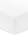 Bianca Home 400TC Cotton Sateen Fitted Sheet, White