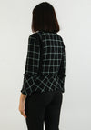 Bianca Checked Knit Jacket, Black