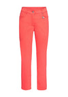 Bianca Denver Cropped Straight Leg Jeans, Coral