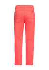 Bianca Denver Cropped Straight Leg Jeans, Coral