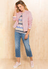 Bianca Nannet Suede Zip Up Jacket, Pink
