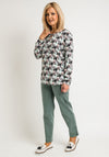 Bianca Alina Geo Print Top, Multi-Coloured