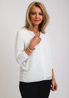 Bianca Jolana Tunic Styles Blouse, White