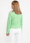 Bianca Violet Knit Short Jacket, Green