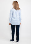 Bianca Anina Striped Shirt, White & Blue
