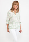Bianca Rana Patterned Blouse, Green