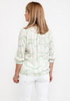 Bianca Rana Patterned Blouse, Green