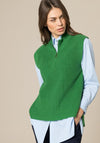 Bianca Polly Knitted Sleeveless Vest, Green