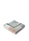 Biederlack Cotton Home Check Large Blanket, Sage