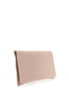 Bioeco By Arka Shimmer Patent Clutch Bag, Rose Gold