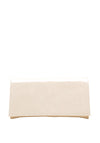 Bioeco by Arka Leather Patent Clutch Bag, Pearl