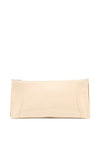 Bioeco by Arka Leather Patent Clutch Bag, Pearl