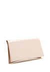 Bioeco by Arka Shimmer Patent Clutch Bag, Pink