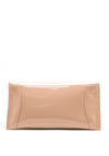 Bioeco by Arka Shimmer Patent Clutch Bag, Pink