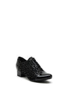 Bioeco by Arka Block Heel Brogue Shoes, Black