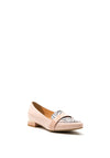Bioeco by Arka Animal Print Pointed Moccasin Shoes, Pink - UK Size 3
