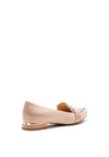 Bioeco by Arka Animal Print Pointed Moccasin Shoes, Pink - UK Size 3